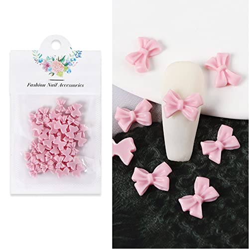 50 Stück/Set Schleifen-Charms, matte Schleife, Charms, flache Rückseite, Kunstdekoration, Schleifen, Nägel, Schmuck 50 Stück/Set Schleifen-Charms, matte Schleife, Charms, flache Rückseite, Kunstdekoration, Schleifen, Nägel, Schmuck von YUGSHNKFC