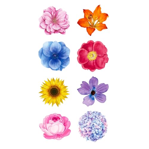 500 Stück Blumen-Aufkleber, Verpackungsetiketten für Siegel, Umschläge, Einladungen, Scrapbooking, Tagebuch, Verpackung, Heimdekoration, Blumenaufkleber 500 Stück Blumen-Aufkleber, Verpackungsetiketten für Siegel, Umschläge, Einladungen, Scrapbooking, Tagebuch, Verpackung, Heimdekoration, Blumenaufkleber von YUGSHNKFC