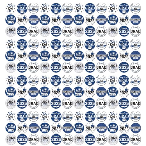 500pcs Klasse Von 2025 Abschlussmotivaufkleber 25 Mm Klebstoffversiegelungsbezeichnungen Versiegelungsaufkleber Für Dichtungsumschlagkarten Wickelbeetikeln von YUGSHNKFC