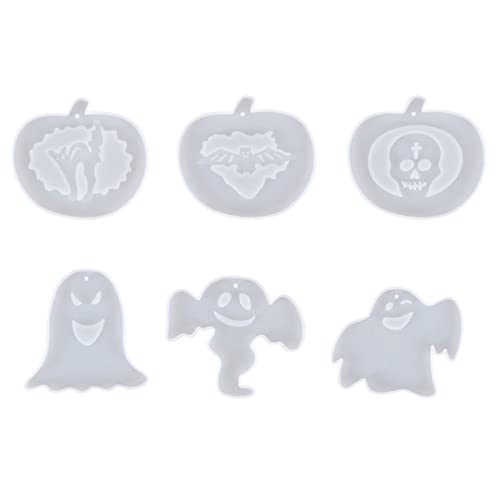 6 Stück/Set Halloween Kürbis Hängeschild Epoxidharz Form Schlüsselanhänger Anhänger Silikon Handwerk Schmuck Form 6 Stück/Set Halloween Kürbis Hängeschild Epoxidharz Form Schlüsselanhänger Anhänger Silikon Handwerk Schmuck Form von YUGSHNKFC