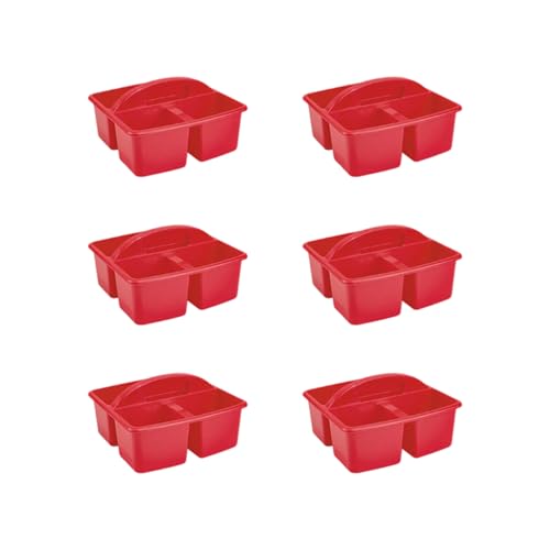 6PCS Stapelbarer Speicherkorb Mit 3 Abschnitt Organizer Hülle Tragbarer Behälter Für Kunstversorgungen Craft Tool Multicoloror Mülleimer 6PCS Stapelbarer Speicherkorb Mit 3 Abschnitt Organizer Hülle Tragbarer Behälter Für Kunstversorgungen Craft Tool Multicoloror Mülleimer von YUGSHNKFC