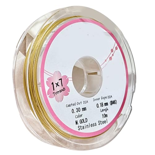 Armbänder String 0 3mmx1meter Perlengewinde Für Armbänder Bastelnden Verschleiß Resistenter Schmuck Machen Drahtgoldgewinde Armbänder String 0 3mmx1meter Perlengewinde Für Armbänder Bastelnden Verschleiß Resistenter Schmuck Machen Drahtgoldgewinde von YUGSHNKFC