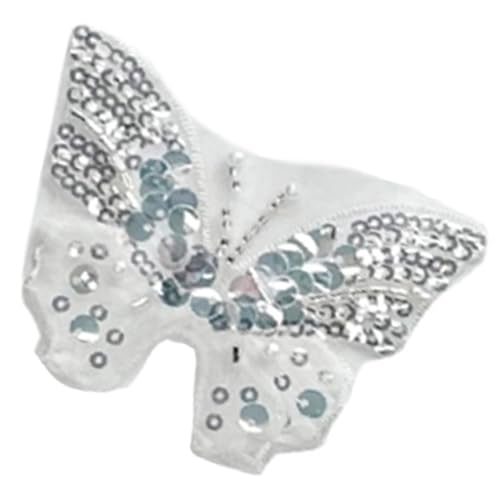 Auffälliger Schmetterlingsstoff mit Pailletten, zum Aufnähen auf Hochzeit/Abendkleid, Kleidungsflicken Auffälliger Schmetterlingsstoff mit Pailletten, zum Aufnähen auf Hochzeit/Abendkleid, Kleidungsflicken von YUGSHNKFC