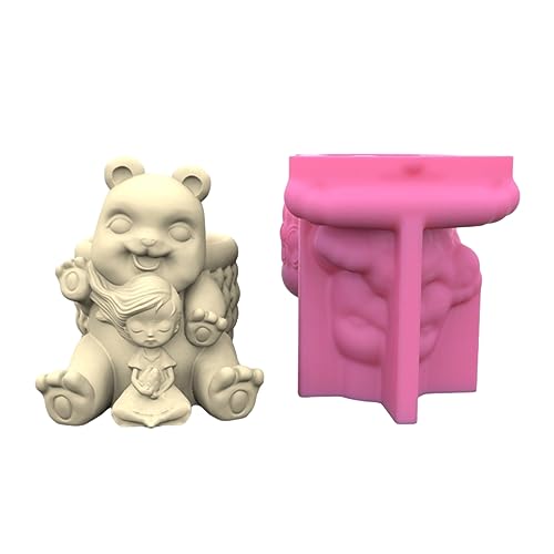 Bear & Girls Blumentopf Silikonformen Stifthalter Epoxidharz Schimmel Sukkulente Pflanzer Machen Werkzeug Für Kunsthandwerk Bear & Girls Blumentopf Silikonformen Stifthalter Epoxidharz Schimmel Sukkulente Pflanzer Machen Werkzeug Für Kunsthandwerk von YUGSHNKFC