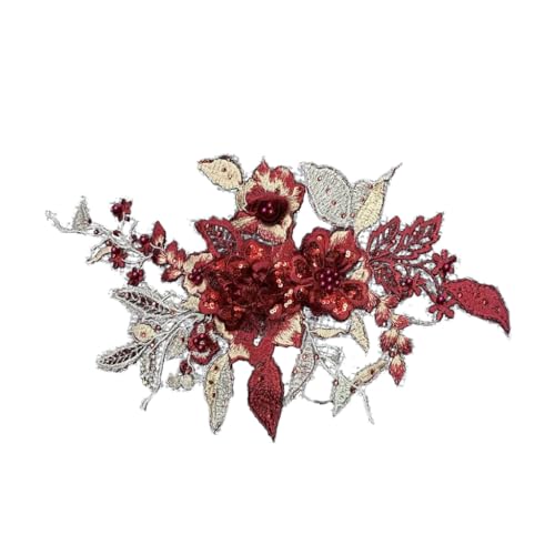 Bestickte Blumenaufnäher, Stickerei, Spitzenapplikation, Stickerei, Spitzenaufnäher, Aufnäher für Kleidung, Jeans, Jacken Bestickte Blumenaufnäher, Stickerei, Spitzenapplikation, Stickerei, Spitzenaufnäher, Aufnäher für Kleidung, Jeans, Jacken von YUGSHNKFC