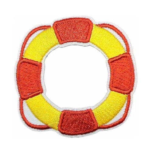 Bestickter Stoffaufnäher mit Strandmotiv zum Aufbügeln für Kleidung, Jacken, Jeans, Rucksäcke Bestickter Stoffaufnäher mit Strandmotiv zum Aufbügeln für Kleidung, Jacken, Jeans, Rucksäcke von YUGSHNKFC