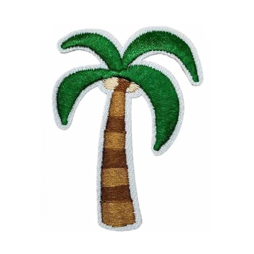 Bestickter Stoffaufnäher mit Strandmotiv zum Aufbügeln für Kleidung, Jacken, Jeans, Rucksäcke von YUGSHNKFC