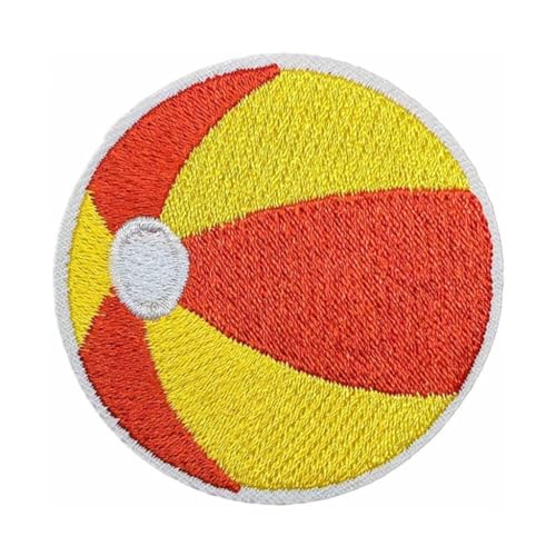 Bestickter Stoffaufnäher mit Strandmotiv zum Aufbügeln für Kleidung, Jacken, Jeans, Rucksäcke von YUGSHNKFC