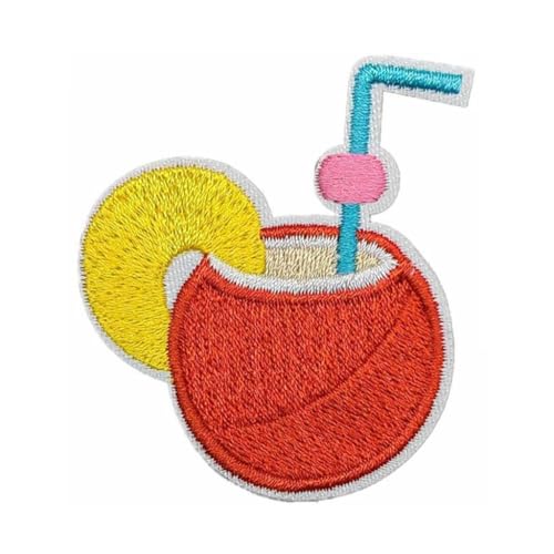 Bestickter Stoffaufnäher mit Strandmotiv zum Aufbügeln für Kleidung, Jacken, Jeans, Rucksäcke von YUGSHNKFC