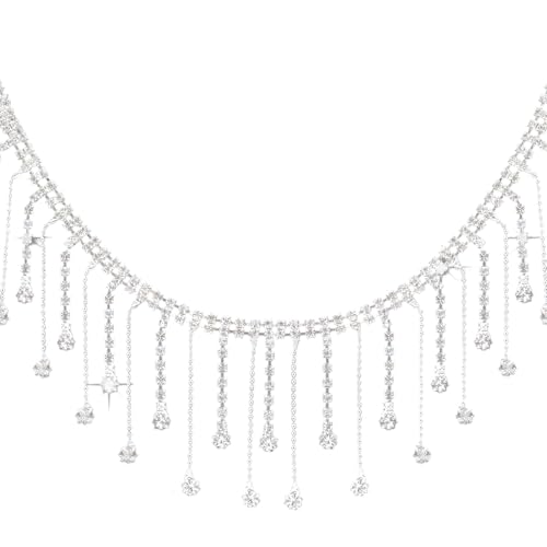 Blingbling Strass-Kette, Fransen-Kette für kreative Bastelprojekte und Kleidung, Dekoration, Kits von YUGSHNKFC