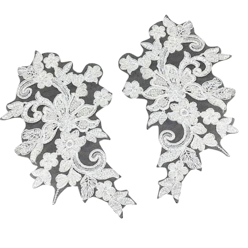Blumen Perlen Spitze Stoff Stickerei Nähen auf Patches für Hochzeit/Abendkleid Kleidung Patches Blumen Perlen Spitze Stoff Stickerei Nähen auf Patches für Hochzeit/Abendkleid Kleidung Patches von YUGSHNKFC