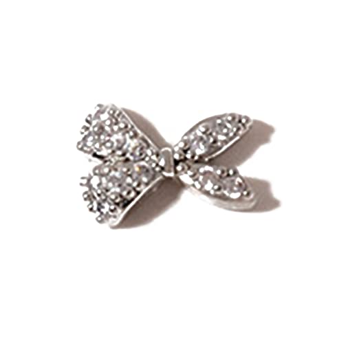 Bogennagel Charms Bowknot Strücksteine ​​Nagelkunst Liefert Glänzende Perle Kristallschmuck Bogen NAGE NAGE KUNST ENTRAGEN von YUGSHNKFC