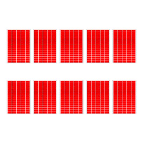 Buntes Etikett, beschreibbar, selbstklebend, rechteckig, Codierung, Kleidung, Name für Schule, Büro, Konferenz von YUGSHNKFC