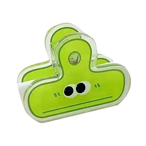 Cartoon-Büroklammer aus Acryl, großes Auge, 45 mm, Büroklammern, Aktenklammern, Lebensmittelbeutel, für Lebensmittelbeutel, Dokumente, Zeichenbrett, Acrylklammern für Scrapbooking, Handwerk von YUGSHNKFC