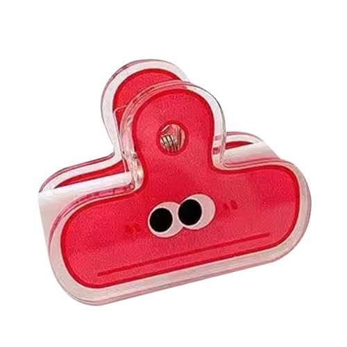 Cartoon-Büroklammer aus Acryl, großes Auge, 45 mm, Büroklammern, Aktenklammern, Lebensmittelbeutel, für Lebensmittelbeutel, Dokumente, Zeichenbrett, Acrylklammern für Scrapbooking, Handwerk von YUGSHNKFC