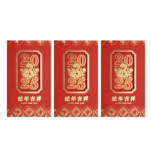 Chinesische Frühlingsfest-Grußkarte 2025, Jahr der Schlange, Urlaubskarte mit Umschlag für Männer und Frauen, Frühlingsfest Chinesische Frühlingsfest-Grußkarte 2025, Jahr der Schlange, Urlaubskarte mit Umschlag für Männer und Frauen, Frühlingsfest von YUGSHNKFC