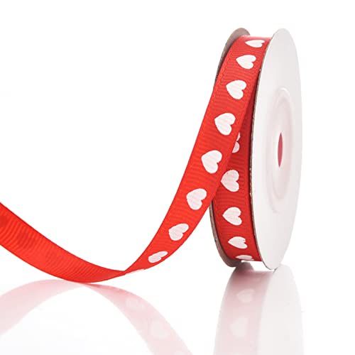 Curling Ribbon Für Geschenkverpackung Valentiner Ribbon Rot Weiß Liebe Herzband Blumen Blumensträuße Für Geschenkverpackung von YUGSHNKFC