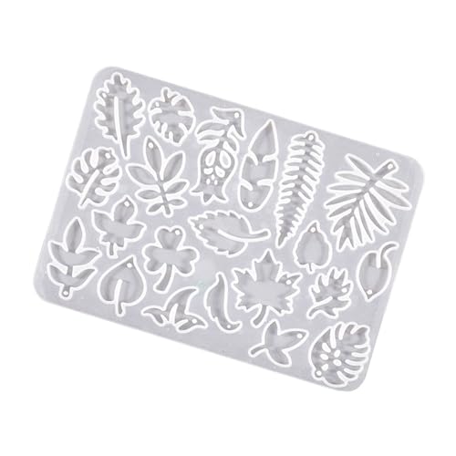 Einfach zu verwendende Silikon-Schmuck-Zubehör-Formen für handgefertigte Harz-Blumen-Ohrringe, Anhänger, Blattform, Bastelprojekte Einfach zu verwendende Silikon-Schmuck-Zubehör-Formen für handgefertigte Harz-Blumen-Ohrringe, Anhänger, Blattform, Bastelprojekte von YUGSHNKFC
