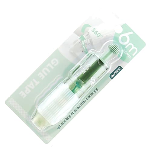 Einziehbares Klebeband in Stiftform, 6 mm, doppelseitig, gepunktet, nachfüllbar, gepunktet, für Scrapbooking, Kartenherstellung von YUGSHNKFC