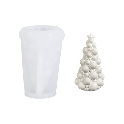 Einzigartige geometrische Wachs-Schmuckständer, Silikon-Gießform, Weihnachtsbaum-Form, Geschenke für Enthusiasten von YUGSHNKFC