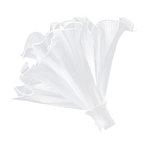 Elegantes weißes Organza-Spitzenband mit Rüschen, Plissee-Rand für Hochzeitskleider, Dekorationen und Bastelprojekte Elegantes weißes Organza-Spitzenband mit Rüschen, Plissee-Rand für Hochzeitskleider, Dekorationen und Bastelprojekte von YUGSHNKFC