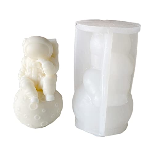 Epoxidharz-Form, handgefertigt, Mond, Astronaut, Cartoon-Duft, Silikonform zur Dekoration Epoxidharz-Form, handgefertigt, Mond, Astronaut, Cartoon-Duft, Silikonform zur Dekoration von YUGSHNKFC