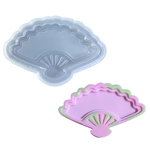 Fan Fanförmige Silikonformen Chinesischen Stil Lesezeichen Making Craft Scrapbooking Dekorative Epoxidharzform von YUGSHNKFC