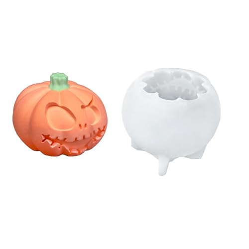 Flexible Silikon Backform Schädel/Kürbisform Halloween Party Decors Crafting Supply Food Grade Easy Cleaning Design Schädel Stapelform Schimmel Flexible Silikon Backform Schädel/Kürbisform Halloween Party Decors Crafting Supply Food Grade Easy Cleaning Design Schädel Stapelform Schimmel von YUGSHNKFC