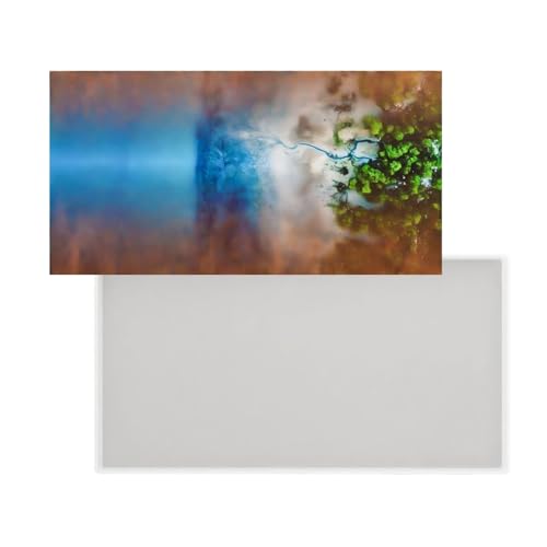 Flexible Silikonform, rechteckige Form, Bastelformen, Epoxidharz, Tischformen für Epoxidharz, Flusstische von YUGSHNKFC