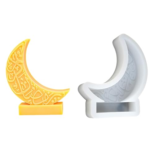 Fondant Schokoladenform Moon Burles Muster Silikonform Duft Kerze Schimmel Festival Tisch Ornament Werkzeug von YUGSHNKFC