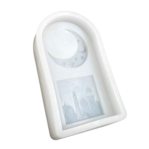 Fondant Schokoladenform Moon Burles Muster Silikonform Duft Kerze Schimmel Festival Tisch Ornament Werkzeug von YUGSHNKFC