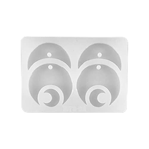 Form für Ohrringe, Epoxidharz, Schlüsselanhänger, Anhänger, Silikon, Schmuck, Halskette, Ohrstecker, Gießform von YUGSHNKFC