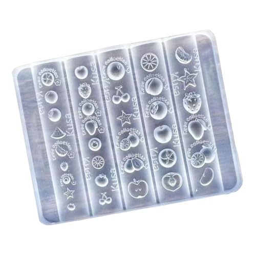 Geschnitzte Fruchtnägel Kunst Silikonform Kits Für Anpassbare Dekoration Kreation Zubehör Schimmel Silikonform Für Harz Charme von YUGSHNKFC