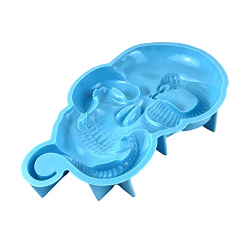 Halloween Schädel Silikonform Harz Guss Silikonformen Für Die Herstellung Von Weihnachtsheimdekoration Halloween Schädel Ornament von YUGSHNKFC
