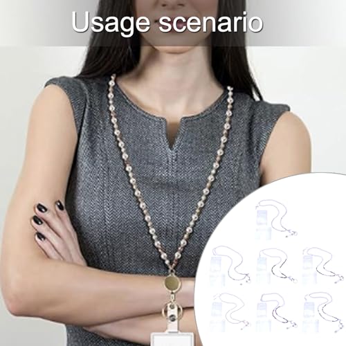 Hals Lanyard Perlen Mit Kartenhalter Schön Hals Lanyard Perlen Mit Kartenhalter Schön von YUGSHNKFC