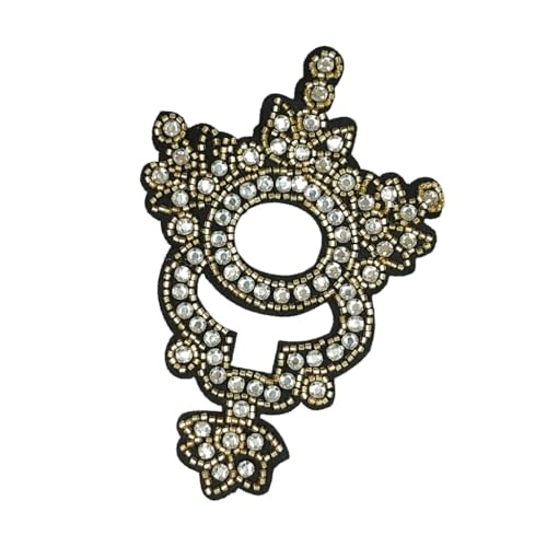 Handgefertigte Perlenstickerei-Stoffflicken für Damen, elegantes Aufnähen, zum Personalisieren von stilvollen Kleidungsdekorationen Handgefertigte Perlenstickerei-Stoffflicken für Damen, elegantes Aufnähen, zum Personalisieren von stilvollen Kleidungsdekorationen von YUGSHNKFC