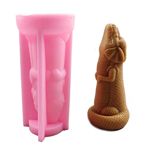 Handgefertigter 3D-Drache für Kopfformen, Desktop-Ornament, Epoxidharz, Silikon für D von YUGSHNKFC