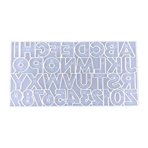 Harzform aus Silikon, Schlüsselanhänger, Kunstharz, Buchstaben, Zahlen, Epoxid-Gussform für Bastelarbeiten, Schmuck, Anhänger Harzform aus Silikon, Schlüsselanhänger, Kunstharz, Buchstaben, Zahlen, Epoxid-Gussform für Bastelarbeiten, Schmuck, Anhänger von YUGSHNKFC