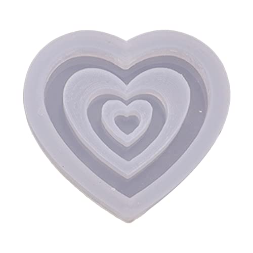 Herzförmchen aus Kunstharz, Schlüsselanhänger, Schmuck, Anhänger, Epoxidharz, Gießformen, kleine Form für die Herstellung von Schlüsselanhängern Herzförmchen aus Kunstharz, Schlüsselanhänger, Schmuck, Anhänger, Epoxidharz, Gießformen, kleine Form für die Herstellung von Schlüsselanhängern von YUGSHNKFC