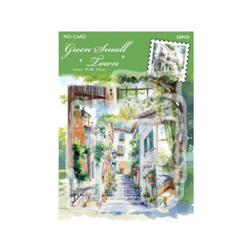 Journal Sticker Street Walk Serie Blumenstädte Dekorative Aufkleber Für Notebooks Telefonkoffer Und Kunstprojekte Blumenstadt Retro Street Walk Serie Dekorativ Journal Sticker Street Walk Serie Blumenstädte Dekorative Aufkleber Für Notebooks Telefonkoffer Und Kunstprojekte Blumenstadt Retro Street Walk Serie Dekorativ von YUGSHNKFC
