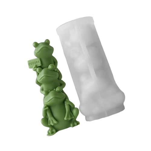 Kerzenformen Frösche Gussform Formen Epoxidharz Form Cartoon Silikonformen Plastern Formen Für Die Heimdekoration von YUGSHNKFC