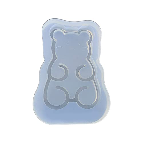 Kleiner Bär-Schlüsselanhänger, Kunstharz, Gießform, Silikonform, Frau, Schlüsselanhänger, dekorativer Anhänger, Schmuckform von YUGSHNKFC