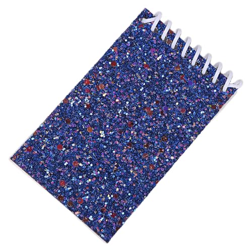 Kleines Notizbuch mit Doppelspulenbindung, 20 Blatt, unliniert, kleine Notizblöcke mit glitzernden Pailletten, Einband für Tagebuch, Schreiben, Taschennotizblöcke Kleines Notizbuch mit Doppelspulenbindung, 20 Blatt, unliniert, kleine Notizblöcke mit glitzernden Pailletten, Einband für Tagebuch, Schreiben, Taschennotizblöcke von YUGSHNKFC