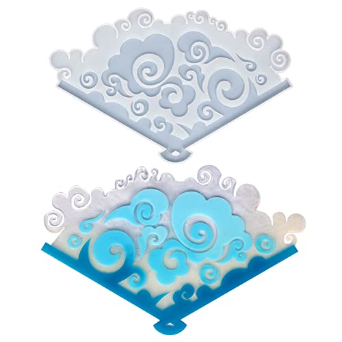 Kristall Drop Kleber Gipsform Meerwelle Glückverheißende Wolken Pfauen Lüfter Schmuckschmuck Anhänger Silikonform Kristall Drop Kleber Gipsform Meerwelle Glückverheißende Wolken Pfauen Lüfter Schmuckschmuck Anhänger Silikonform von YUGSHNKFC