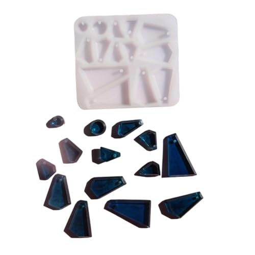 Künstlerische Harzschmuckform Für Einzigartige Ohrring Anhänger Design Design Flexible Silikon Crafting Werkzeug Mühelosen Demolding Halskette Anhänger Silikonform von YUGSHNKFC
