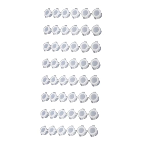 Leere Farbstreifen mit auslaufsicherem Deckel, kleiner Farbbecher, kleine Farbaufbewahrungsbehälter für Studenten, Schule, Kunstprojekt, Farbaufbewahrung für Künstler, 8 Stück von YUGSHNKFC