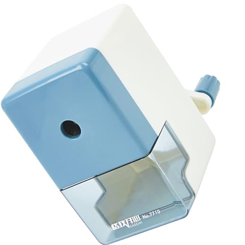 Manueller Bleistiftspitzer, automatische Zuführung, Dicke verstellbar, für 6,5–8 mm Holzstifte, Skizzen, weiche und harte Kohle, ABS-Spitzer Manueller Bleistiftspitzer, automatische Zuführung, Dicke verstellbar, für 6,5–8 mm Holzstifte, Skizzen, weiche und harte Kohle, ABS-Spitzer von YUGSHNKFC