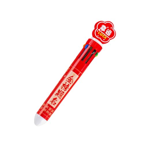 Mehrfarbiger Cartoon-Stift für Farbkodierung, Schreiben, Zeichnen, Journaling, 10 Farb-in-1-Schreibstifte, mehrfarbiger Kugelschreiber für Schüler Mehrfarbiger Cartoon-Stift für Farbkodierung, Schreiben, Zeichnen, Journaling, 10 Farb-in-1-Schreibstifte, mehrfarbiger Kugelschreiber für Schüler von YUGSHNKFC