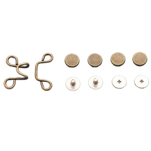 Metall-Jeansknopf-Strumpfhalter, verstellbare Hose, Taillenstraffer, Taillenschnallen, für Jeans, Hosen Metall-Jeansknopf-Strumpfhalter, verstellbare Hose, Taillenstraffer, Taillenschnallen, für Jeans, Hosen von YUGSHNKFC