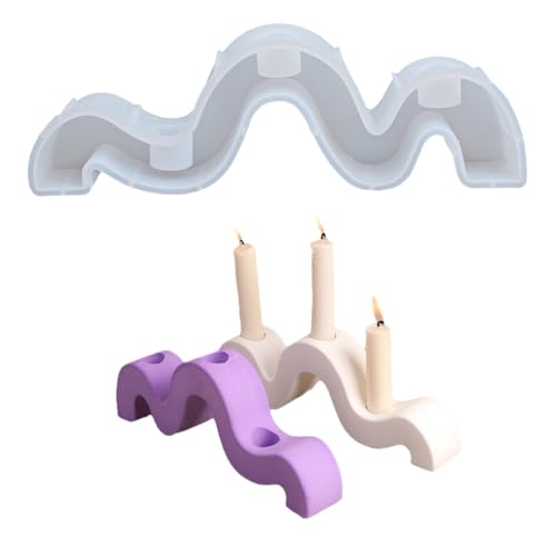 Moderne künstlerische Silikonform für geometrische gebogene Halterungen, Basteln, Gießform für Heimdekoration, Bastelprojekte Moderne künstlerische Silikonform für geometrische gebogene Halterungen, Basteln, Gießform für Heimdekoration, Bastelprojekte von YUGSHNKFC